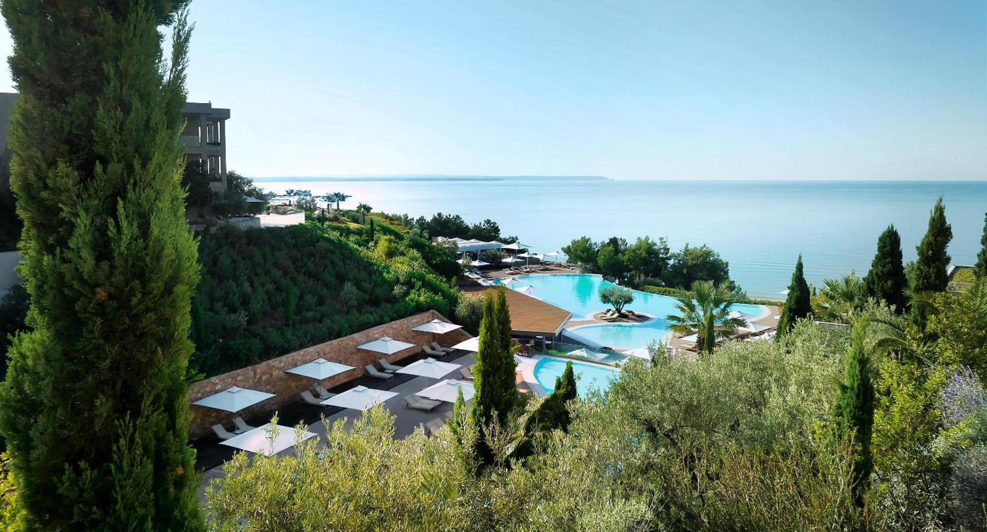 Hotel Ikos Oceania Nea Moudania Esterno foto