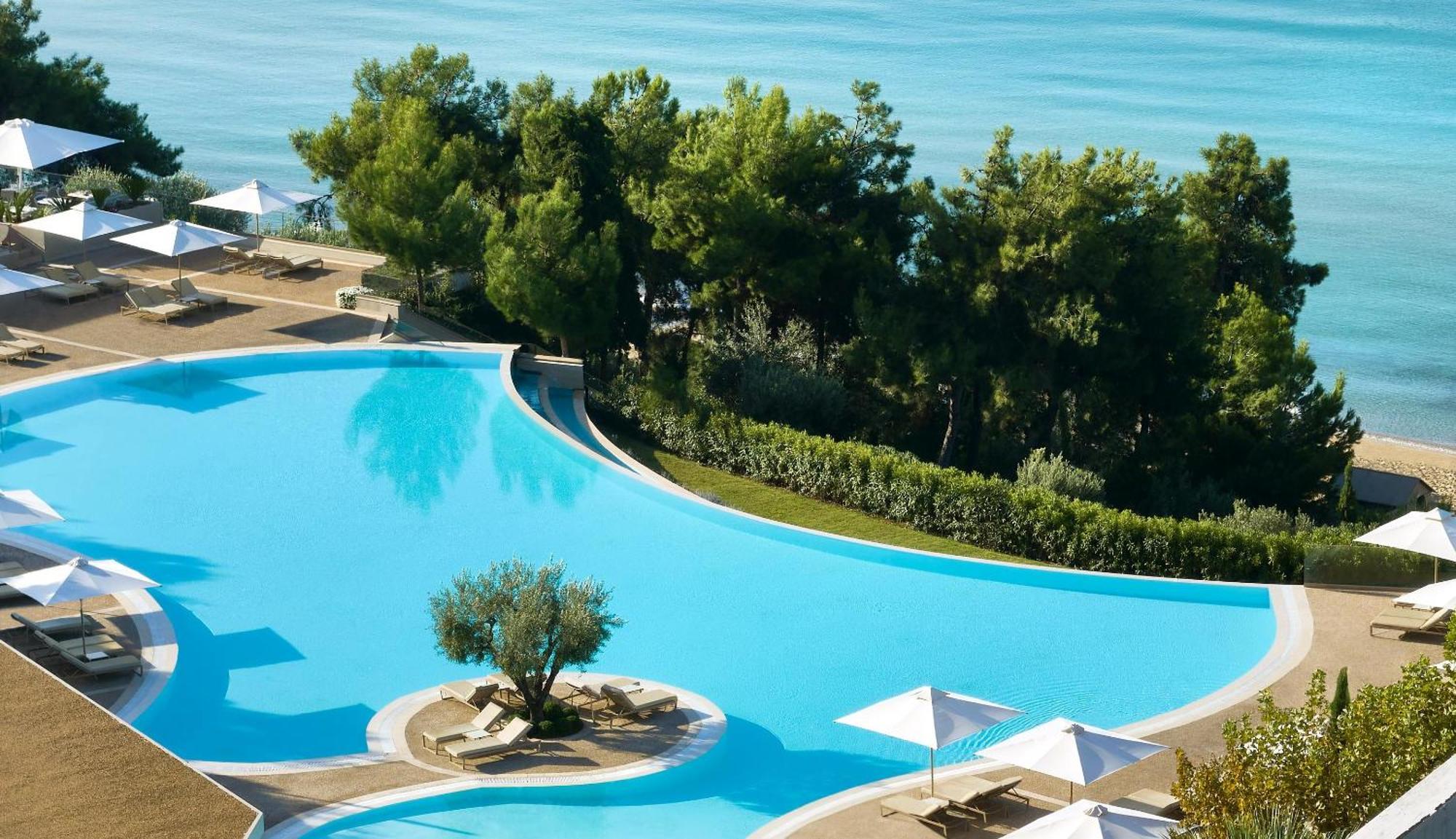 Hotel Ikos Oceania Nea Moudania Esterno foto
